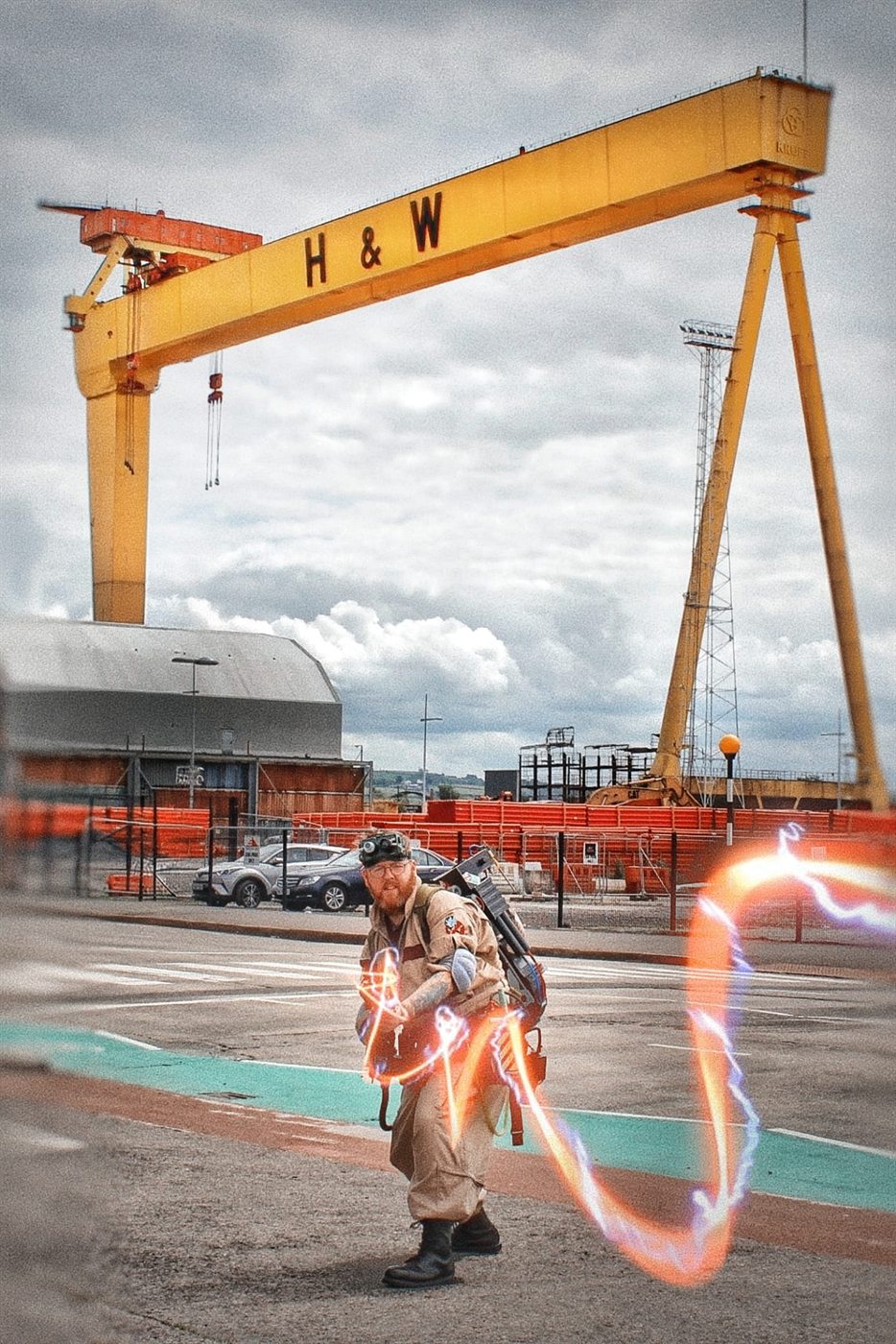 Full-costume location shoot in Belfast